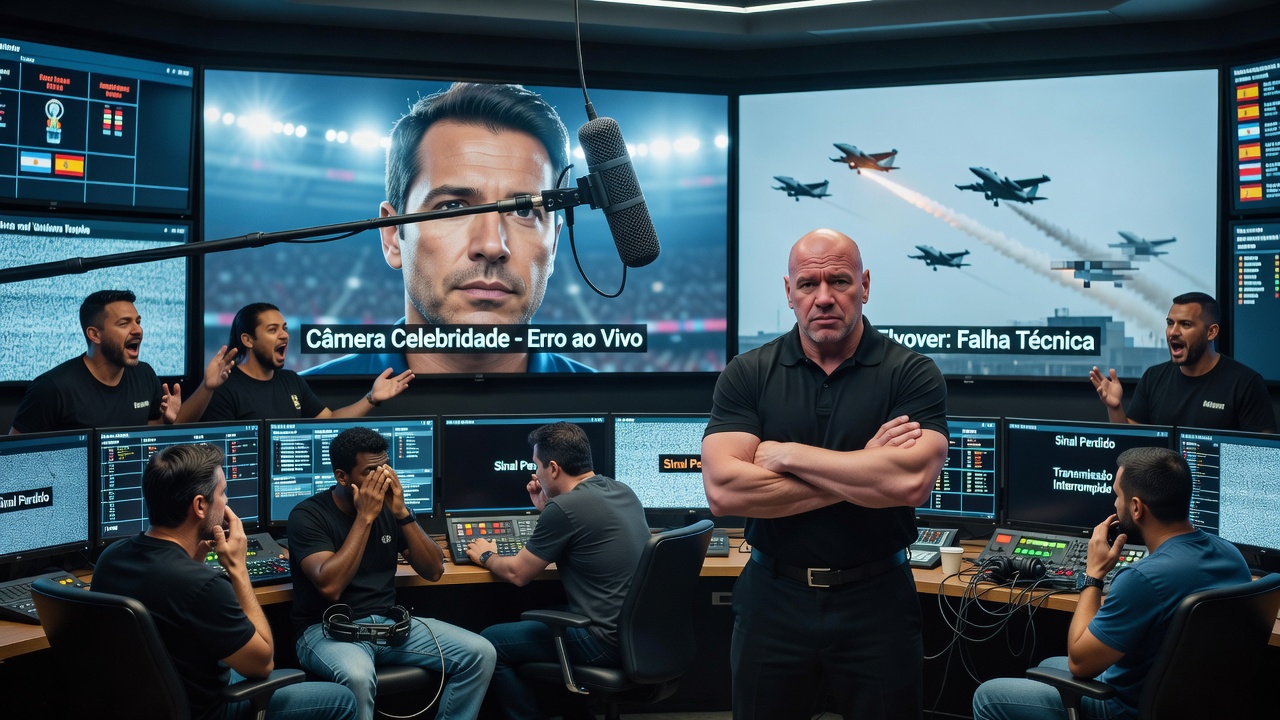 UFC president Dana White has admitted his production team is no longer the worst in sports after the FIFA World Cup final broadcast between Spain and Argentina featured a string of celebrity camera mishaps and a botched flyover.