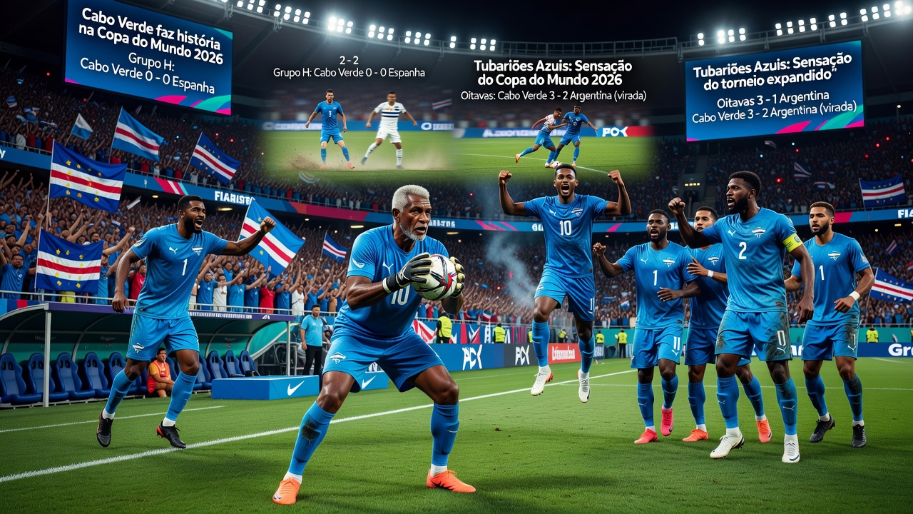 Cabo Verde faz história e vira sensação da Copa do Mundo de 2026