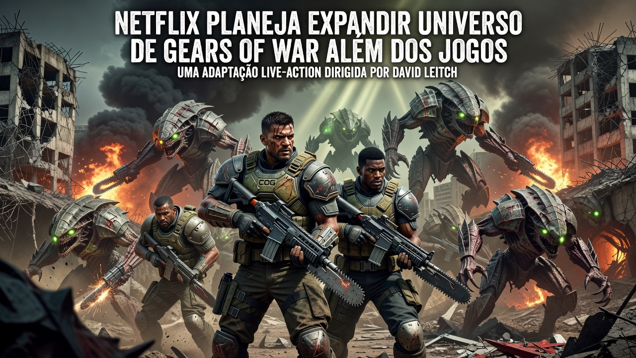 Netflix Planeja Expandir Universo de Gears of War Além dos Jogos
