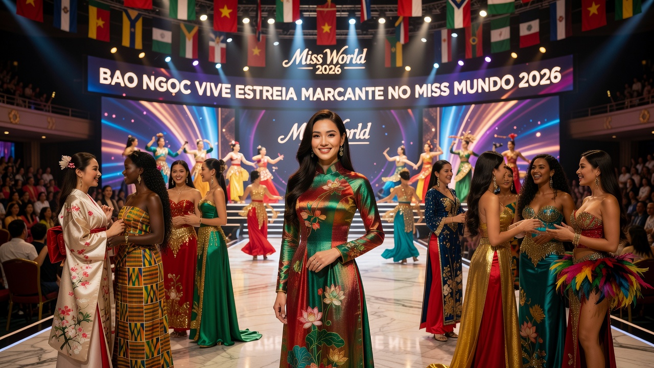 Bao Ngoc Vive Estreia Marcante no Miss Mundo 2026