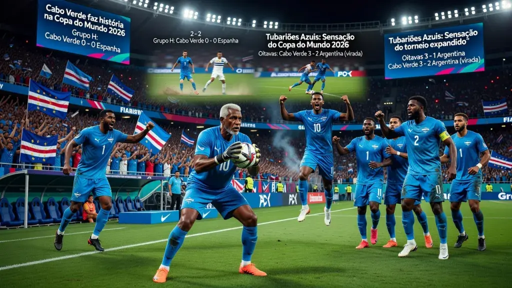 Cabo Verde faz história e vira sensação da Copa do Mundo de 2026
